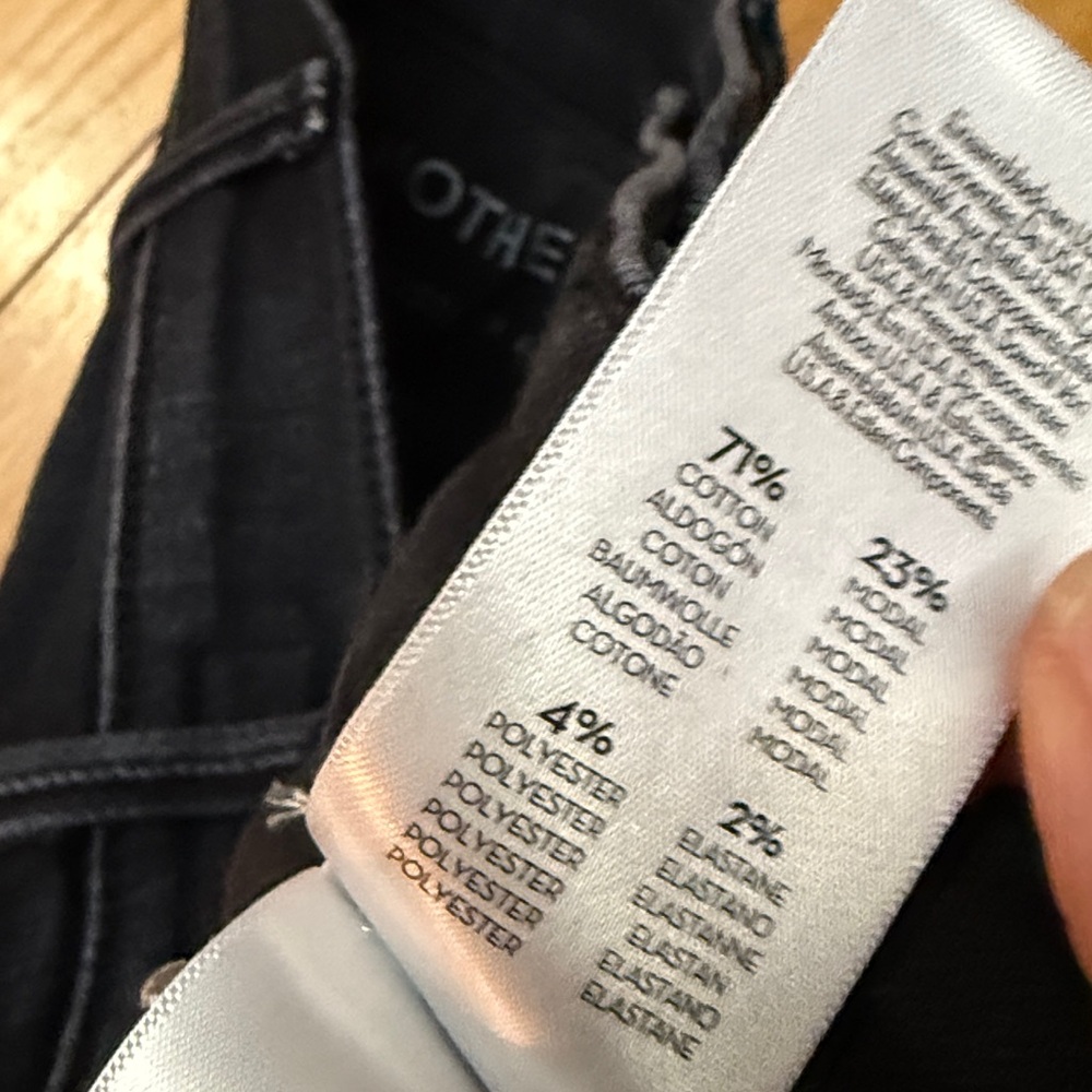 MOTHER Jeans The Hustler Ankle Fray Size 23 Encounters At Night - Picture 5 of 8